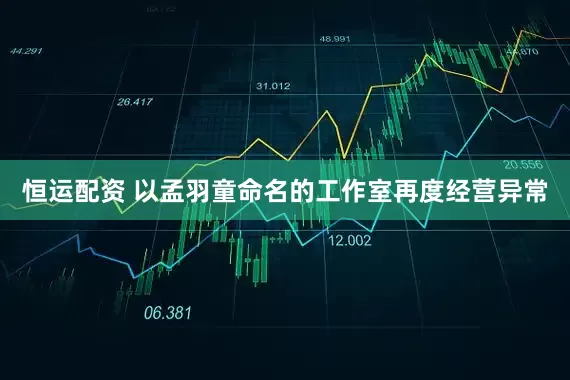 恒运配资 以孟羽童命名的工作室再度经营异常