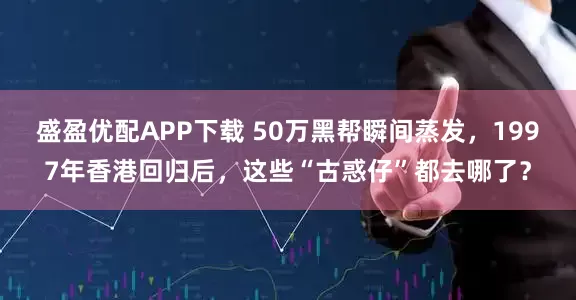 盛盈优配APP下载 50万黑帮瞬间蒸发，1997年香港回归后，这些“古惑仔”都去哪了？